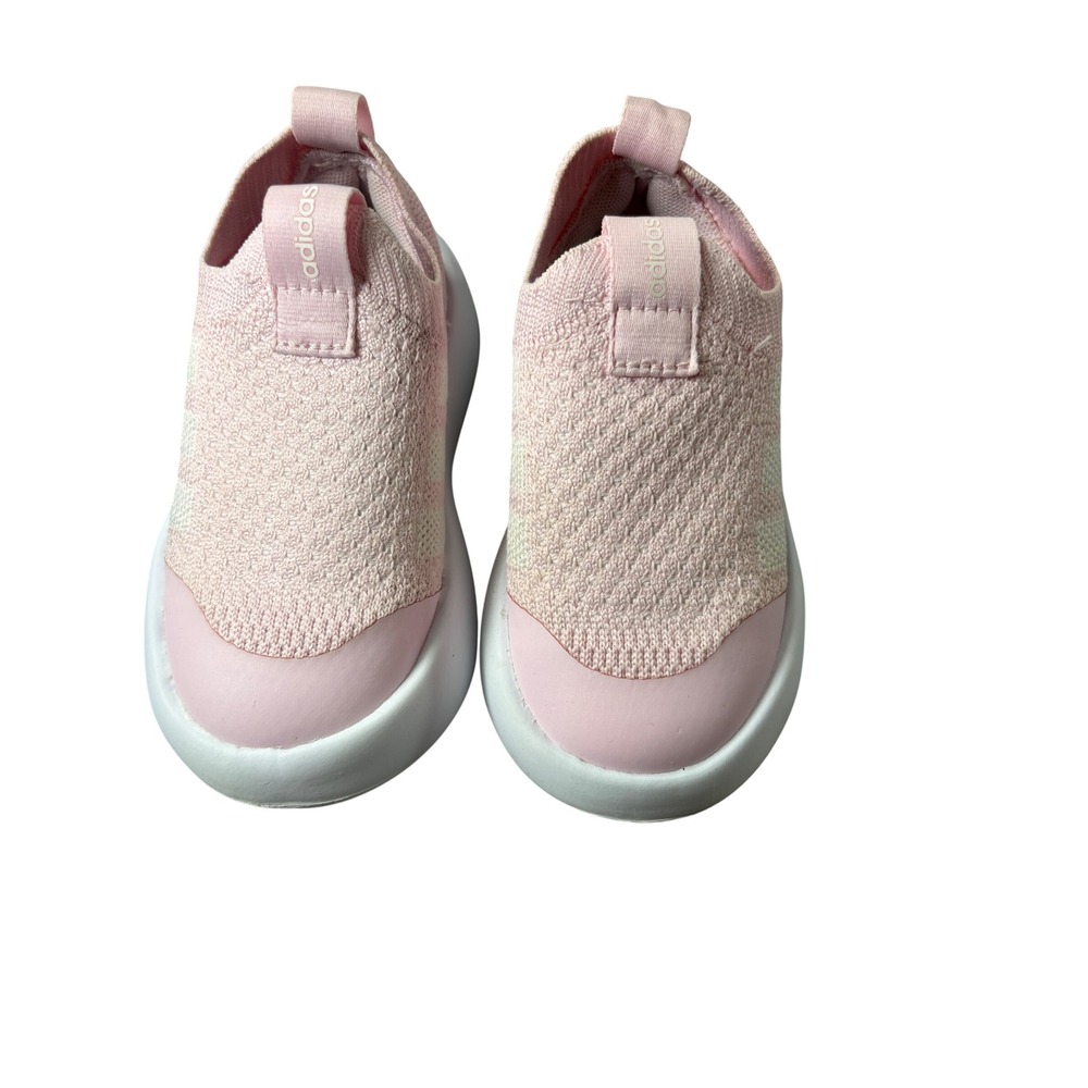 Adidas Lite Racer Adapt 4.0 Toddler Pink Slip On Sneakers Size 8K JS1084
